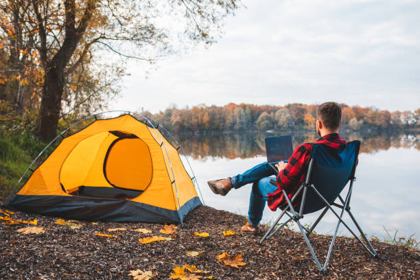 northern-sask-camping--work-remote-internet Working remote with internet via Starlink dish rental in Saskatoon